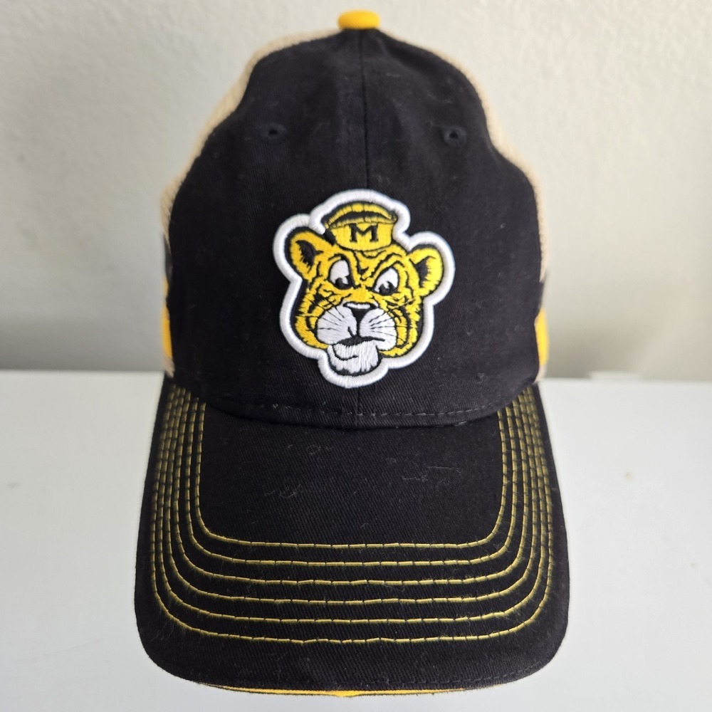Mizzou University Of Missouri Tigers Snapback Trucker Hat Cap Melonwear Retro